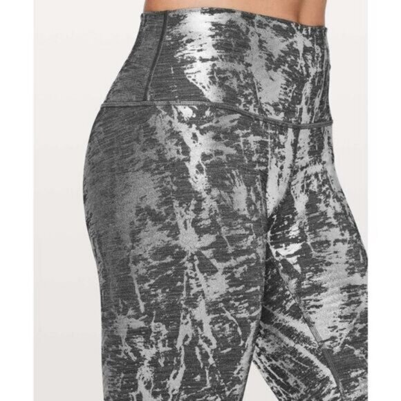 Lululemon Wunder Under Hi-Rise Tight Brindle Foil 28" 4 Crinkle Heather Brindle - Picture 4 of 8